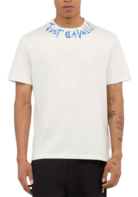T-shirt  con Logo Graffiti JUST CAVALLI | T-shirt | 79OAHE21 CJ110003